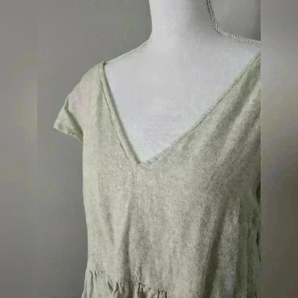 Abercrombie & Fitch Linen Flutter Sleeve - Picture 8 of 11